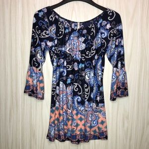 Voll Bell Sleeve off the Shoulder Blouse
